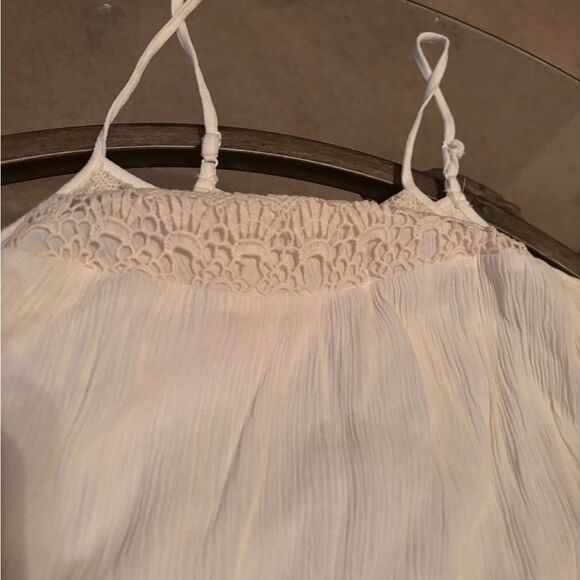 LC Lauren Conrad Cream Tiered Dress - Picture 2 of 4